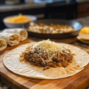 Beef and Cheese Burrito