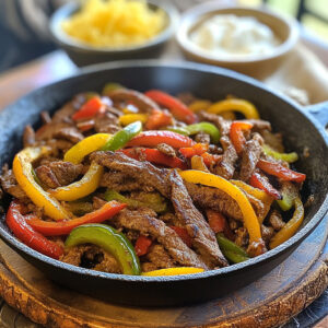 Classic Skillet Beef fajitas