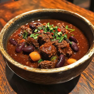 Double Trouble Beef chili