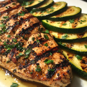 Mediterranean Grilled Chicken And Zucchini