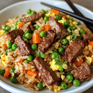 classic grilled beef fried rice