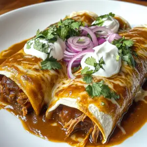 BBQ Brisket enchiladas