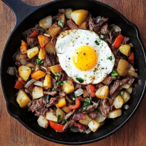 BBQ Brisket hash