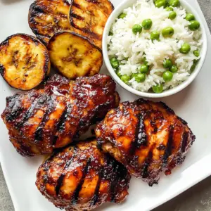 Caribbean Jerk BBQ platter
