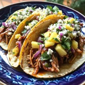 Caribbean bbq Pork Tacos