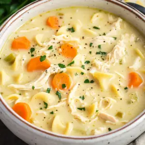 Creamy Chicken Noodle soup