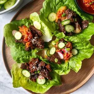 Keto Korean bbq Lettuce Wraps