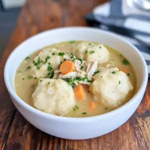 Old Fashioned chicken and Dumplings