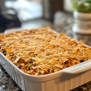 Shredded BBQ Chicken casserole