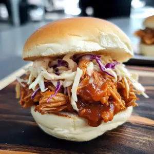 Spicy bbq Chicken Sliders