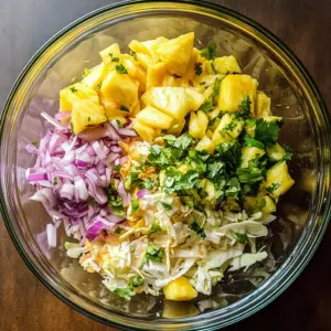 glass mixing bowl filled with freshly shredded veggies