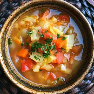 Cozy Cabbage and Carrot soup