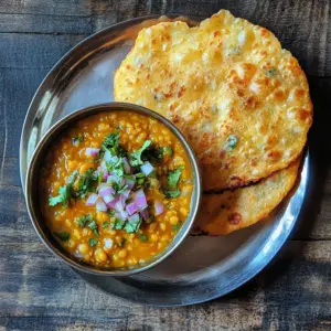 Masala Dal pakwan