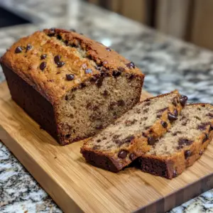 Sourdough Chocolate Chip Banana bread