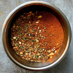 bowl filled with a well-blended mixture