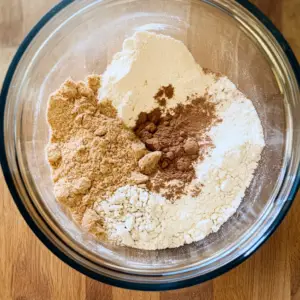 bowl filled with dry baking ingredients