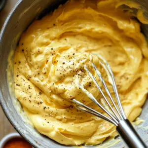 creamy and well combined mixture