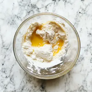 flour, ghee, milk, and water