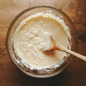 foamy yeast mixture