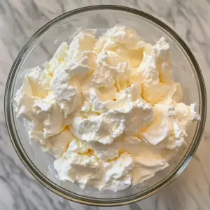mixing bowl filled with a light, fluffy mixture