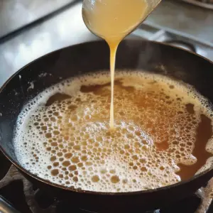 pan filled with bubbling hot oil