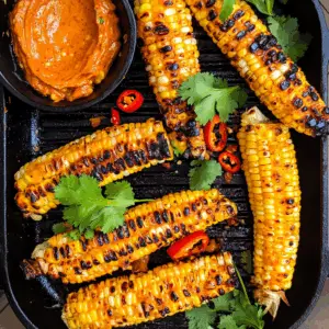 BBQ Corn Ribs with Chipotle butter