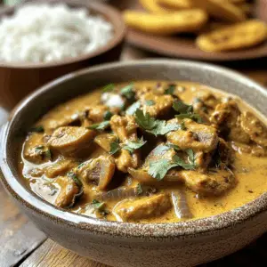 Curried Gizzards with Coconut milk
