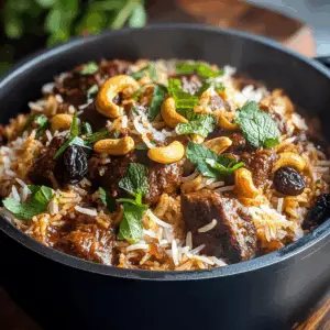 Kerala Beef Biryani with Coconut milk