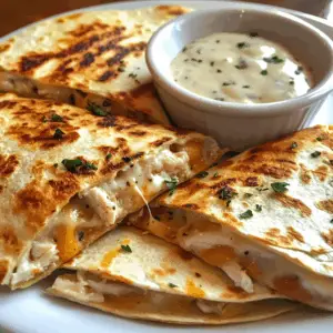 Taco Bell Quesadilla with Spicy ranch