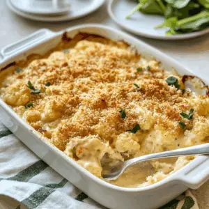 Vegan Cauliflower cheese
