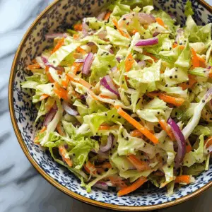Zesty Mayo-Free Southern Slaw with mustard