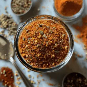 vibrant homemade spice rub mixture