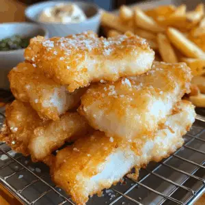Crispy Tempura Battered White fish