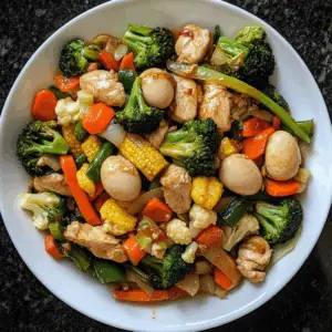 Filipino Chicken Chopsuey with Quail eggs