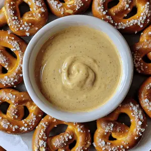 Honey Mustard Dipping Sauce for pretzels