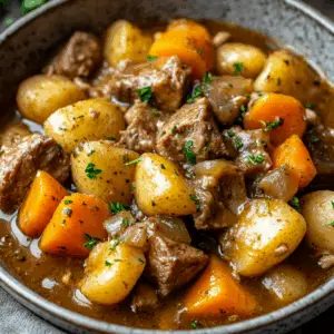 Irish Lamb Stew with guinness