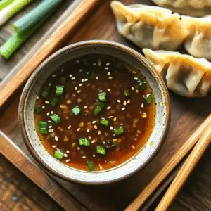 Miso-Based Dumpling Sauce with Rice vinegar