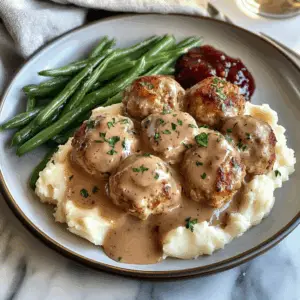 One-Pan Swedish Meatballs with Cream sauce