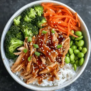 Teriyaki Crockpot Chicken bowls