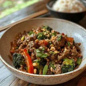 Thai-Inspired Ground Beef and Broccoli Stir fry