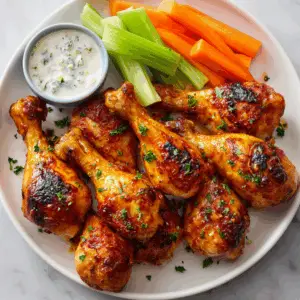 Buffalo Style Baked Chicken legs