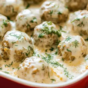 Chicken Swedish Meatballs with Dill delight