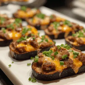 Classic Hanky Panky Appetizer with Sausage and cheese
