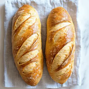 Crispy French Baguette with a Soft, Chewy center