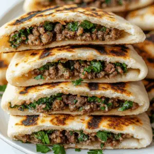 Crispy Lebanese arayes