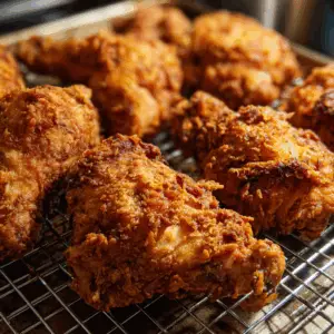 Crispy Popeyes‑Style Fried Chicken with Buttermilk marinade
