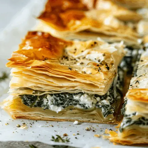 Crispy Spinach-Feta pie
