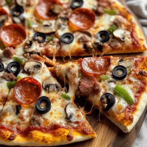 Flatbread-Style Pizza Crust with No yeast