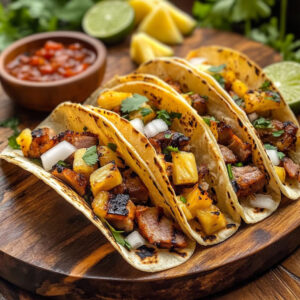 Grilled Pork Al Pastor Tacos