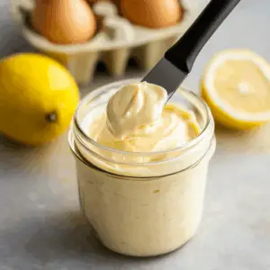 Homemade Mayonnaise with Eggs and lemon